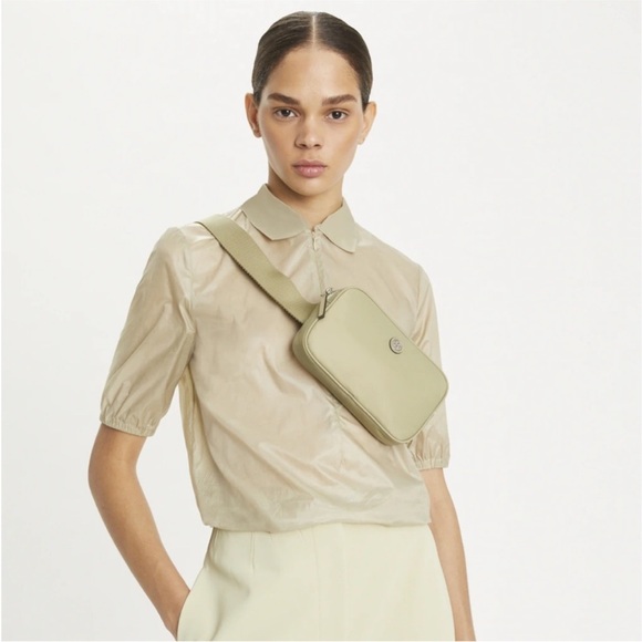 *NWT* Tory Burch Virginia Nylon Belt Bag Olive Green - Picture 17 of 17